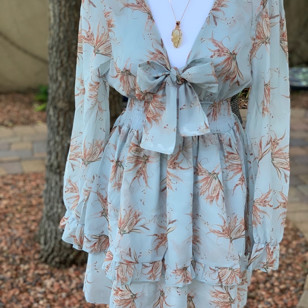 Lightweight long sleeve NWOT dress